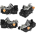 CARBBIA 4Pcs Door Lock Actuator Driver Side Passenger Side Front Rear Left Right Side Compatible with Hummer H2 2003 2004 2005 2006 2007 15134807 15182168 15816393 15816390 15816391 15134816 15254040