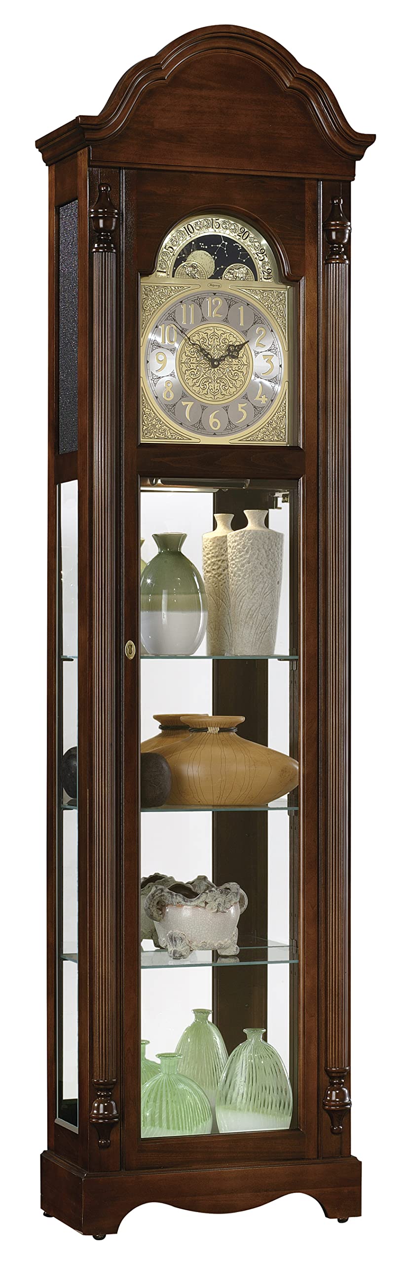 Howard Miller Ridgeway Clarksburg Curio Floor Clock