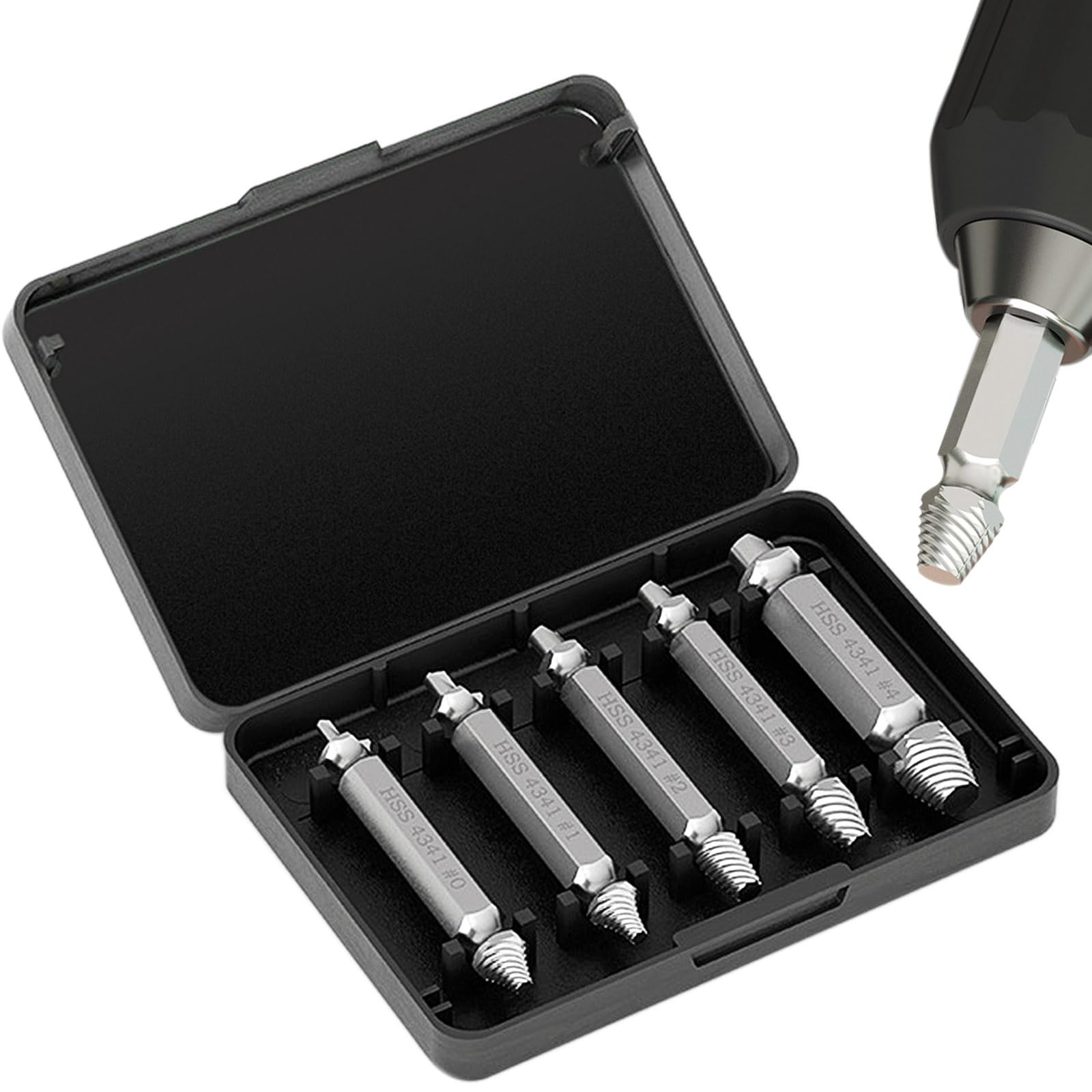 Coptiner Damaged Screw Remover and Extractor, 52mm, Screw Grab Removal Tool, Drill Driver Bits, General Double Ended Bit Set