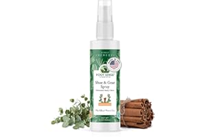 Foot Sense – Shoe Deodorizer & Foot Spray – Natural Foot & Shoe Odor Eliminator for Smelly Feet, Shoes & Sports Gear, Long-Lasting Refreshener for Adults & Kids – 5oz