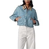 [BLANKNYC] Womens Coffee Run Denim Cropped Jacket