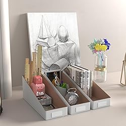 ZBEIVAN Cardboard Storage Bins Boxes 35 Packs