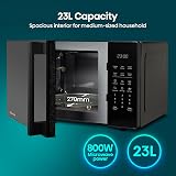 Hisense Freestanding 23L Digital Microwave H23MOBS5HUK Black 800W 6 Auto view 4