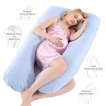 Amazon Com Wannafree Full Body Pregnancy Pillow 55 In