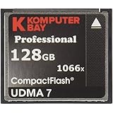 Komputerbay 128GB Professional Compact Flash card 1066X CF Write 155MB/s Read 160MB/s Extreme Speed UDMA 7 RAW
