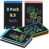 TQU LCD Writing Tablet for Kids, 8.5 Inch Colorful Doodle Board Drawing Tablet, Educational Learning Toys Birthday Gifts for Kids Age 3 4 5 6 7 8 (8 Pack)