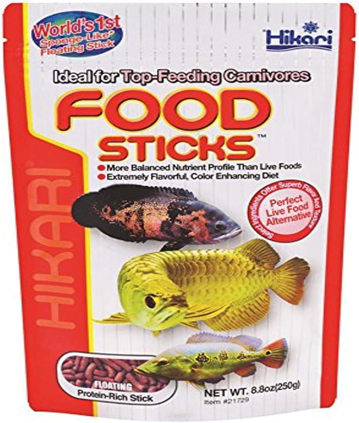 Hikari Floating Food Sticks for Pets, 8.8-Ounce