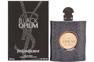 Yves Saint Laurent Eau De Parfum Spray for Women, Black Opium, 3 Ounce