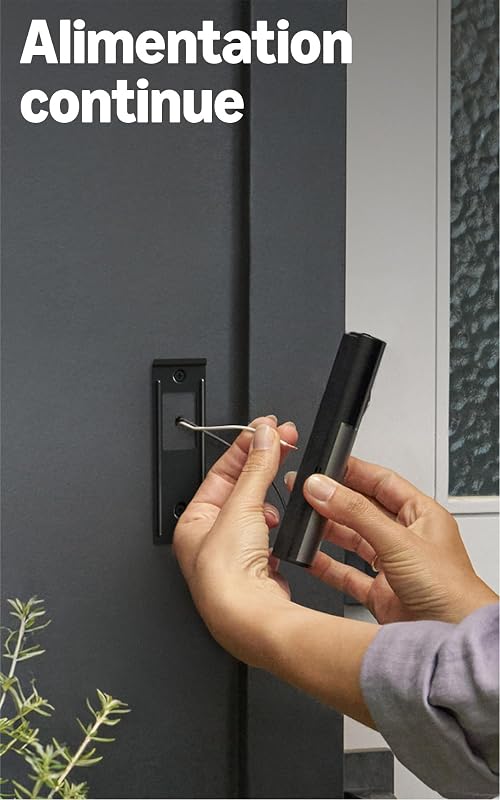 Sonnette vidéo Pro filaire (Wired Video Doorbell Pro, nouvelle génération), Installation filaire, Sonnette vidéo, Retinal 4K, Zoom 10x, Essai gratuit de 30 jours de l'abonnement Ring