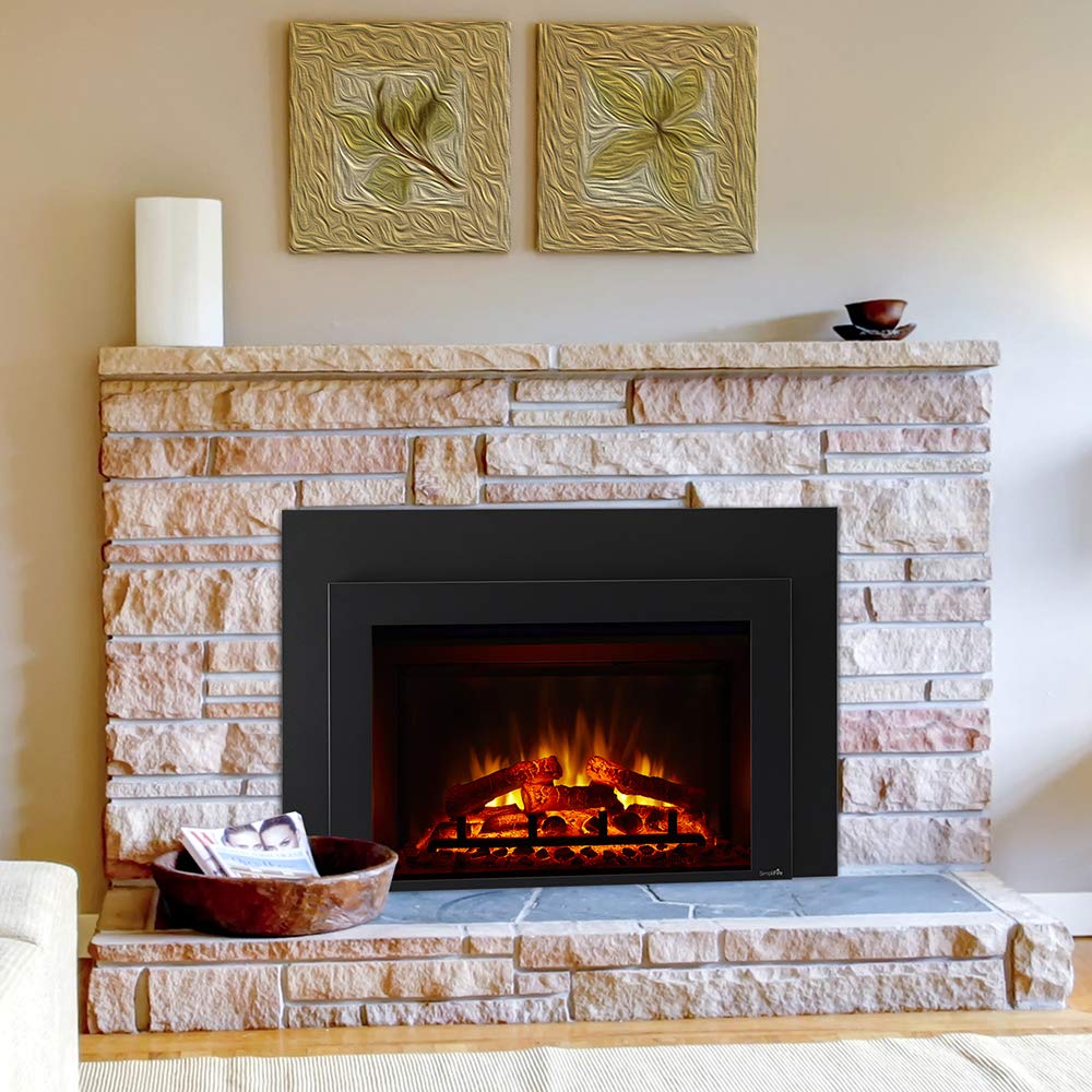 SimpliFire Electric Fireplace 30 inch Electric Insert ...