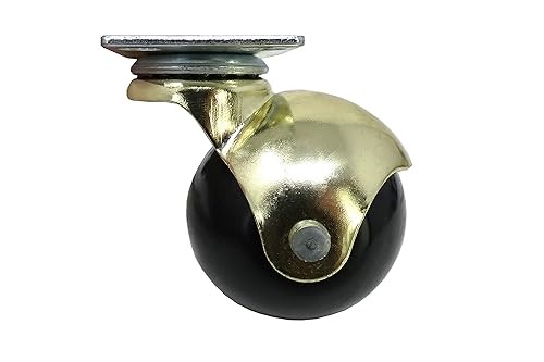 Shepherd Hardware 9517 2-Inch Office Chair Plate Caster, Bright