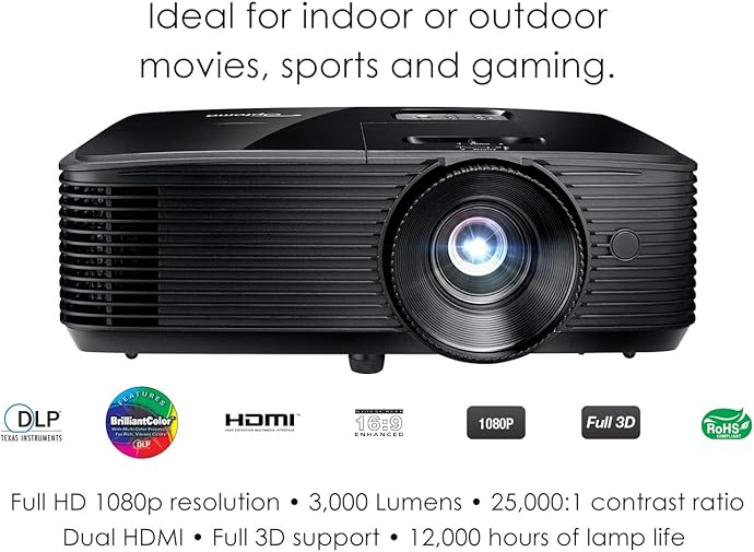 Optoma 奥图码 HD143X 3000流明 1080P 3D 投影仪 7.3折$399 海淘转运到手约¥3071 Optoma 奥图码 HD143X 3000流明 1080P 3D 投影仪 7.3折$399 海淘转运到手约¥3071