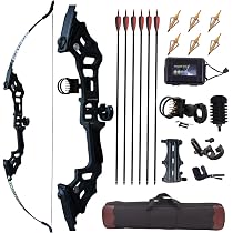 JINGYUN Archery 51" Takedown Recurve Bow and Arrows Set for Adults ...