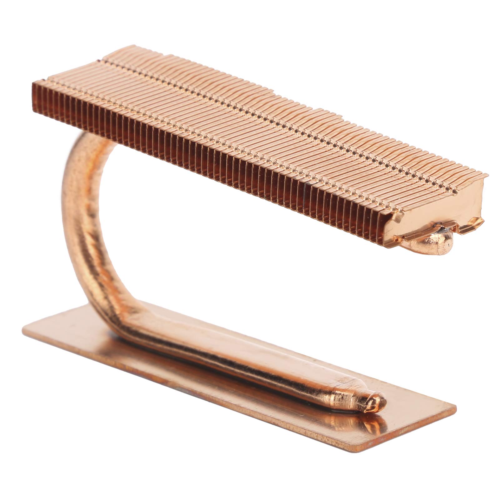 High Performance Red Copper Radiator for Hard Drives, Single Tube Heatsink for Solid State Hard Drive M.2 2280 SSD, Fast Cooling, Computer Accessories