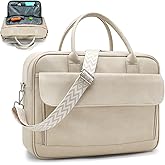 Teacher Tote Bag for Women 17inch PU Leather Laptop Briefcase Nurse Bags Professional Work Bags For Nursing, School, College