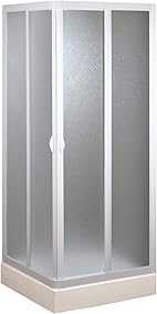 Forte Mampara de Ducha 80x80 CM de Acrílico Mod.Venere con Apertura Central 