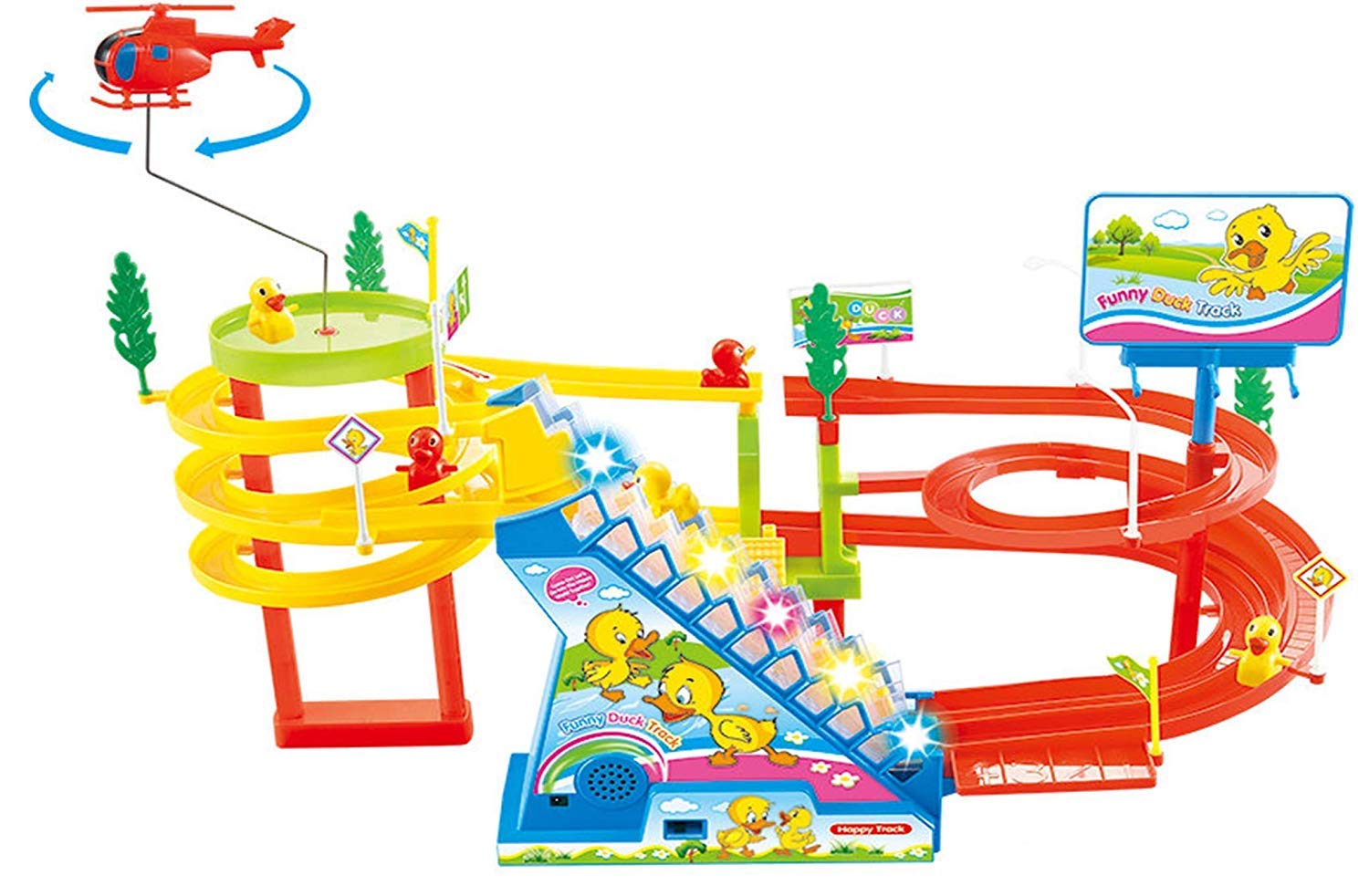 Penguin Race Track Toy for Kids 
