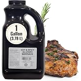ALLEGRO - The Marinate Everything Marinades | Perfect Marinades for Meat &amp; Veggies | Marinade for Grilling, Roasting &amp; Cooking | Kosher &amp; Gluten Free | 128 Oz (Pack of 1) - Hot &amp; Spicy