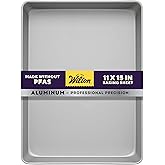 Wilton 11 x 15 Inch Aluminum Baking Sheet Pan, 2-Inch Deep Cake Pan, Even Heating, Rust-Resistant, Professional Quality, Packaging May Vary