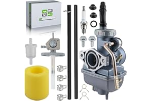 partszen CRF80F XR80R Carburetor Fit for Honda CRF80F XR80R XR80 XL80S XR75 XR75R XL75 Carburetor with Air Filter Fuel Petcock Replace 16100-176-671 16100-GN1-681