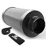 G HYDRO 6in Carbon Filter for 100% Air Filtration