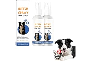 2Pcs Anti Chew Spray for Dogs, Bitter with Apples Dog Spray, Effective Solution to Discourage Chewing and Licking on Bandages