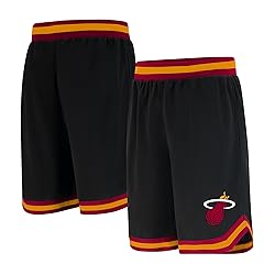 Ultra Game NBA Miami Heat Mens Woven Basketball