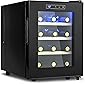 12 Bottle Wine Cooler Refrigerator, Freestanding Wine Cellar Quiet Operation Compressor Digital Temperature Control Wine…