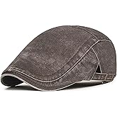 WULIQIUQIU Men's Newsboy Hats Flat Ivy Gatsby Cap Irish Cabbie Driving Golf Hunting Hat