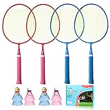 PULEEBO Kids Badminton Racket Set - Children