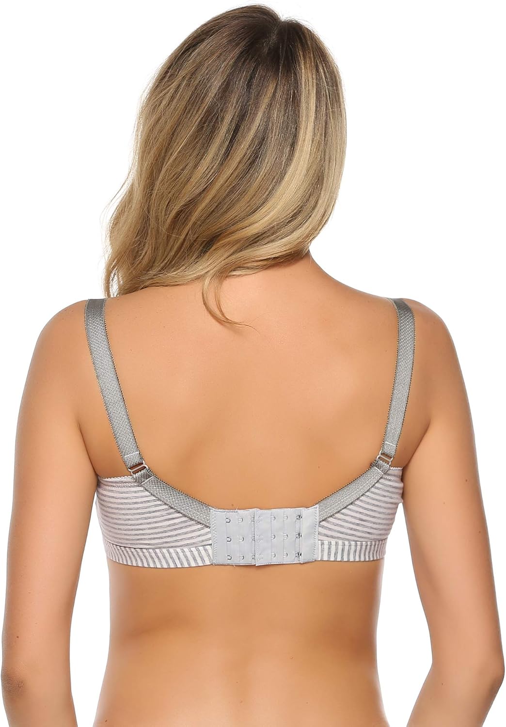 Hawiton Nursing Bra Women's Open Front Maternity Bralette Breastfeeding Wireless Sleeping Bra with Extenders at  Women’s Clothing store