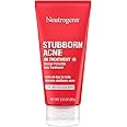 Neutrogena Stubborn Acne AM Face Treatment with 2.5% Micronized Benzoyl Peroxide Acne Medicine, Oil-Free Daily Facial Treatme