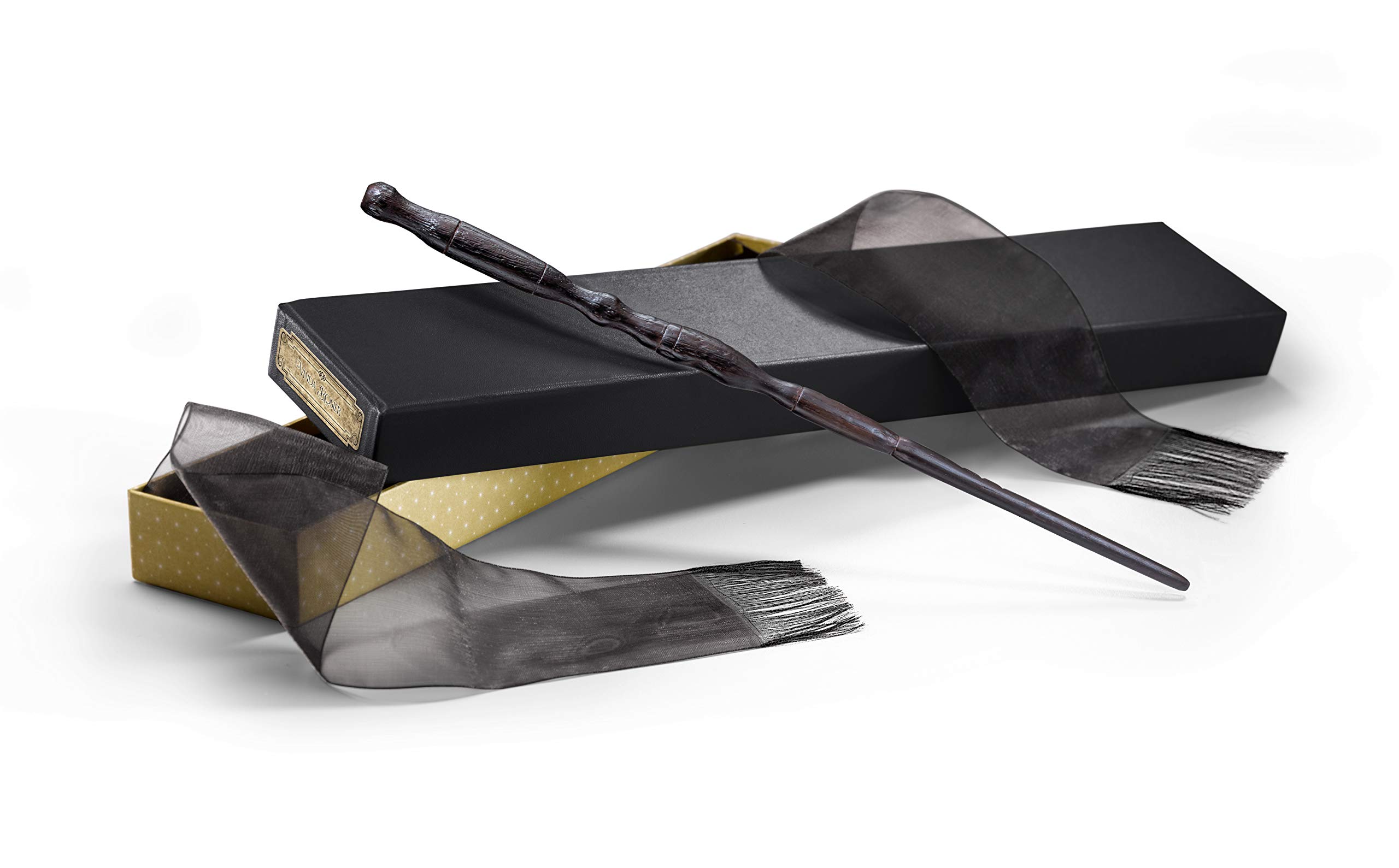 The Noble Collection Fantastic Beasts Vinda Rosier's Wand in Collector’s Box - 13in (33cm) Wizarding World Wand - Officially Licensed Film Set Movie Props Wands Gifts