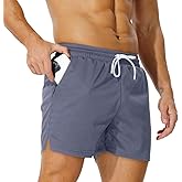 AIMPACT Mens Mesh Athletic Shorts Gym Athletic Workout Shorts for Men 5 Inch Running Shorts with Pocket