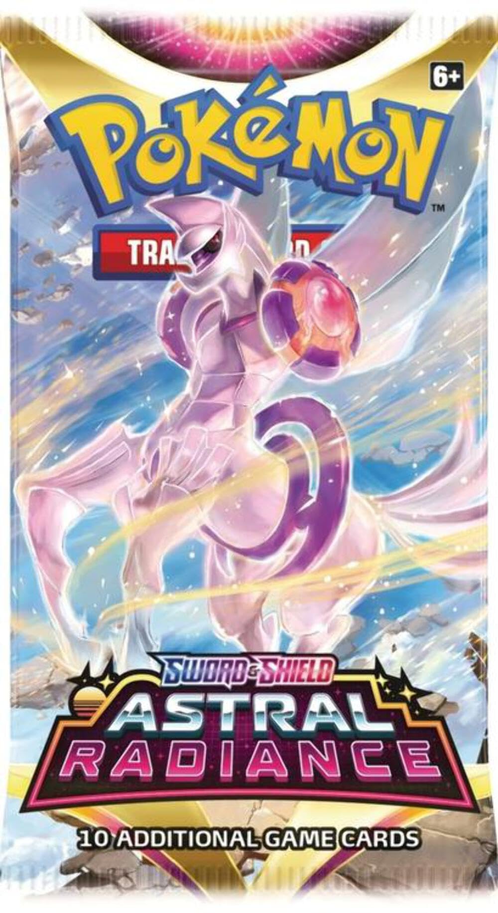 Pokémon POK86023 Pokemon-Sword & Shield 10 Astral Radiance-Booster Pack, Multi-Coloured