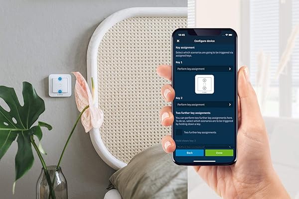 Bosch Smart Home Interruptor Universal Alternativa al App gestiona hasta 4 funciones diferentes