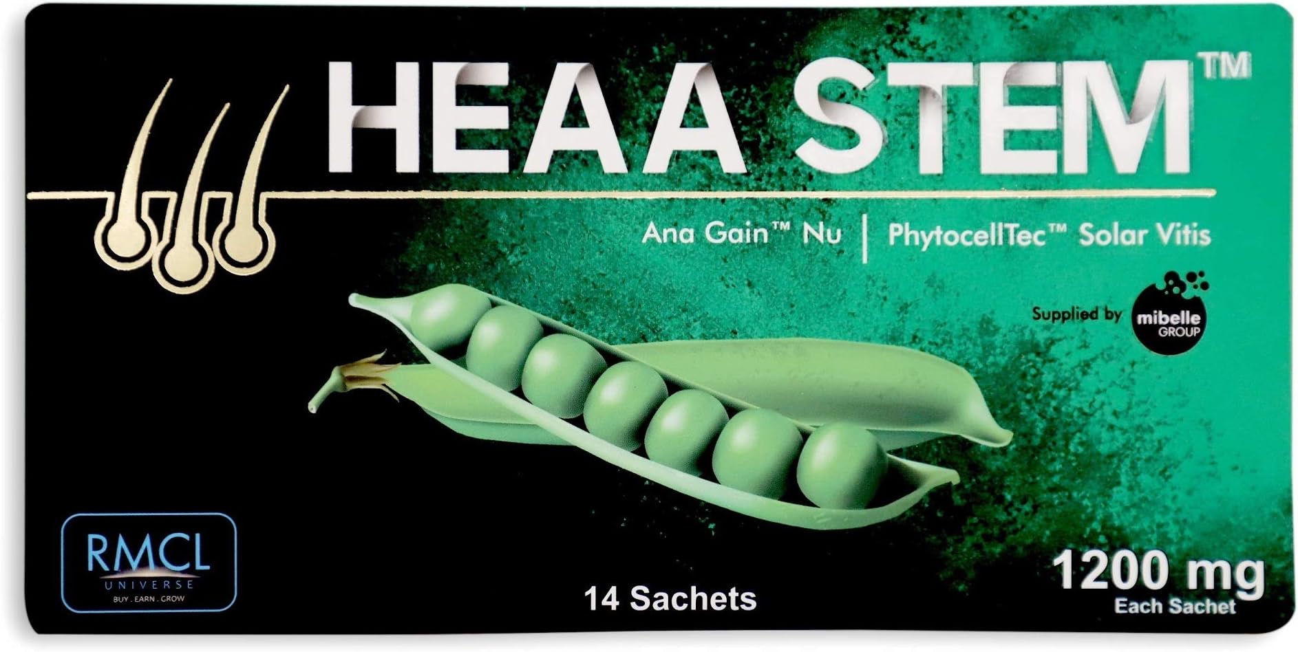 RMCL Heaa Helps to Control Hair Damage, 14 Sachets (1200 mg)