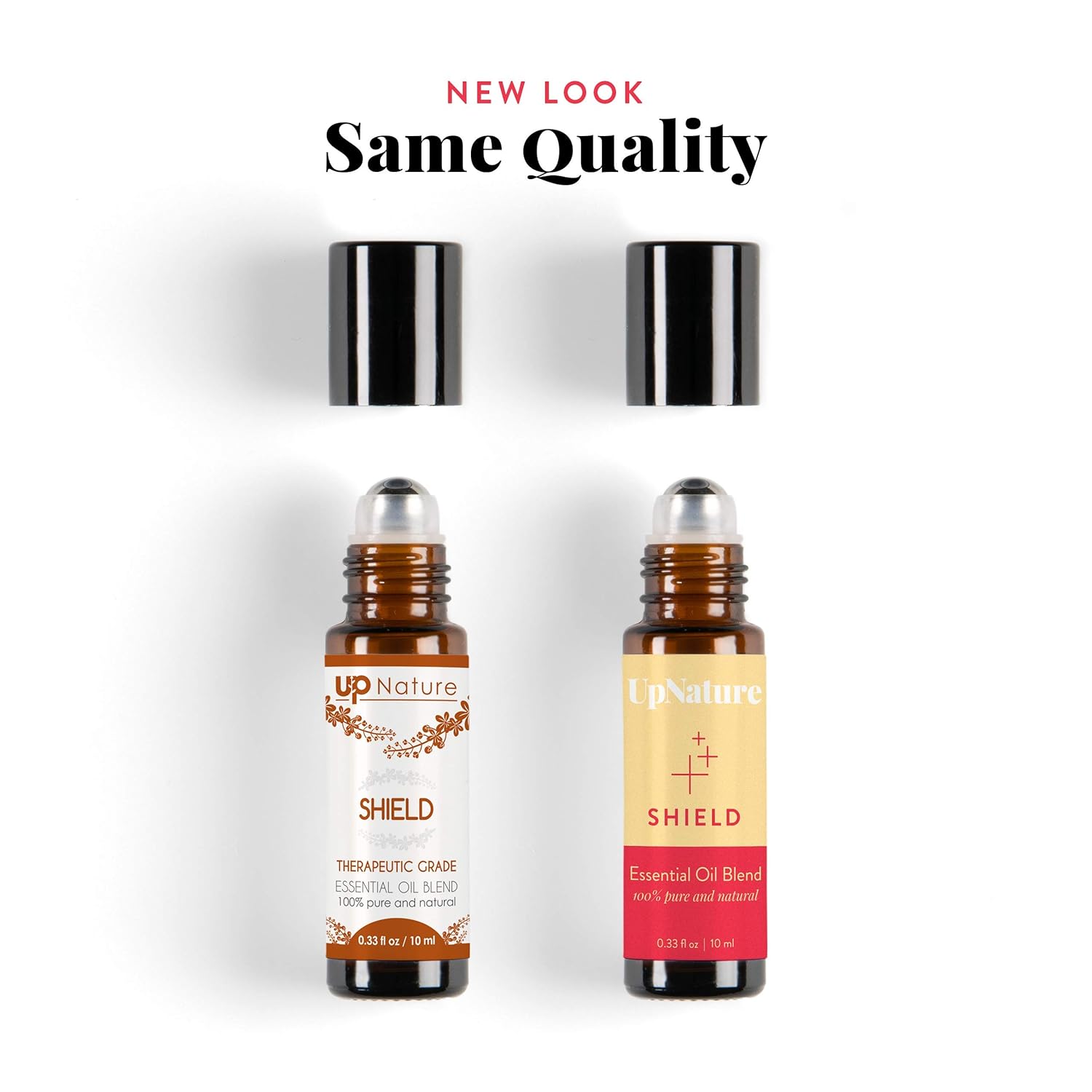 Shield Essential Oil Roll-On Thieves Oil Blend - Keep Your Defenses On Guard - Fight Germs - Relieve Cold & Cough Roller - Leak-Proof Rollerball - No Diffuser Needed!: Health & Personal Care
