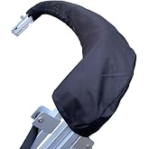 Oversize Replacement Bimini Top Canvas Storage Boot, Fits up to 103" / 8.5' Wide, Fits Very Large Tubing and Robust Bulky Biminis (Black)