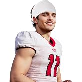 Cooling Skull Wrap Headband for Men and Women, Wide Football Head Wrap, Sweat Wicking Sports Sweatband - Keep Sweat Off Eyes