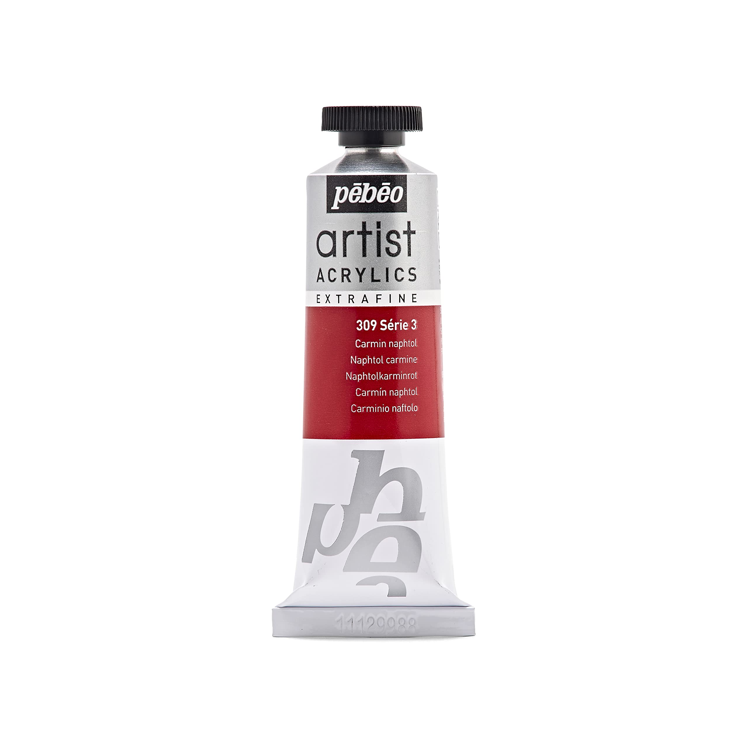 Pebeo 37 ml Artist Acrylics, Naphtol Carmine Red