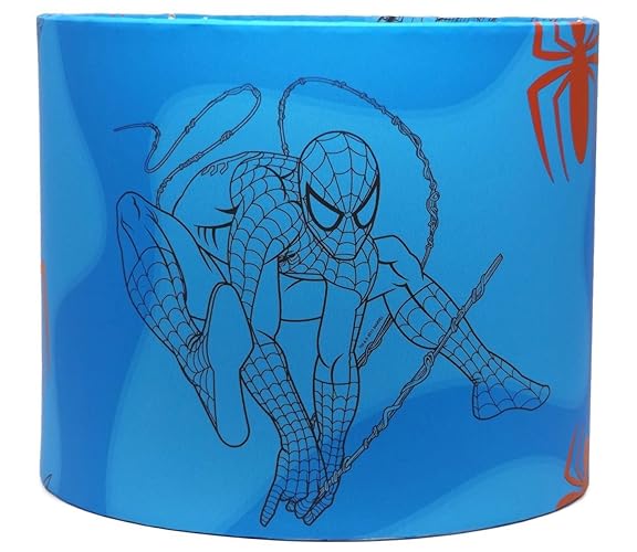 Spiderman Lampshade Or Ceiling Light Shade 10 Drum Marvel