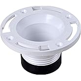 Oatey 4 in. PVC Twist-N-Set Closet Flange