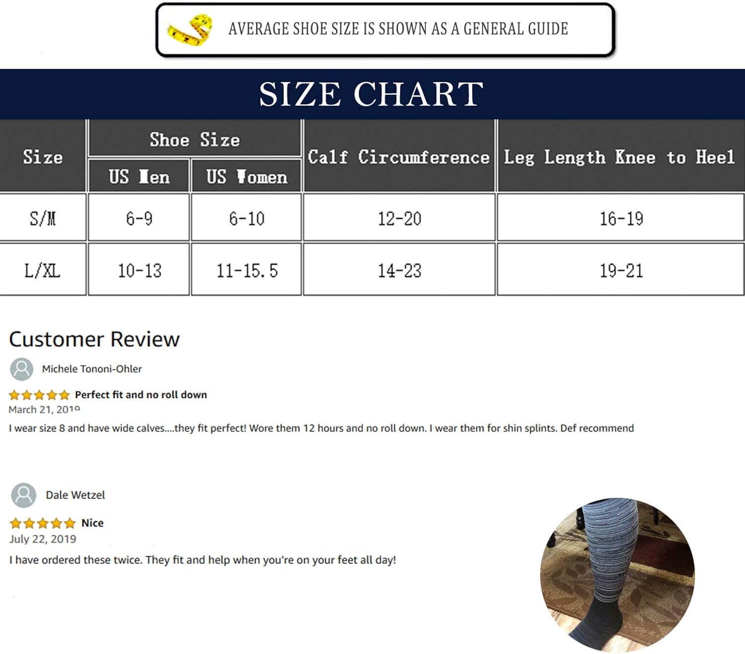 Graduated Medical Compression Socks for Women&Men 20-30mmhg Knee High Sock : Clothing