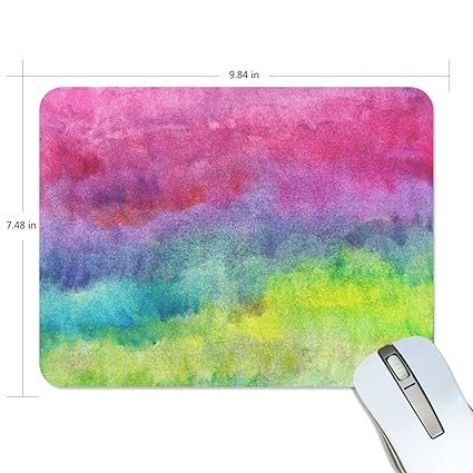 Amazon Com Gukenz Watercolor Blue Background Mouse Mat Pad Non