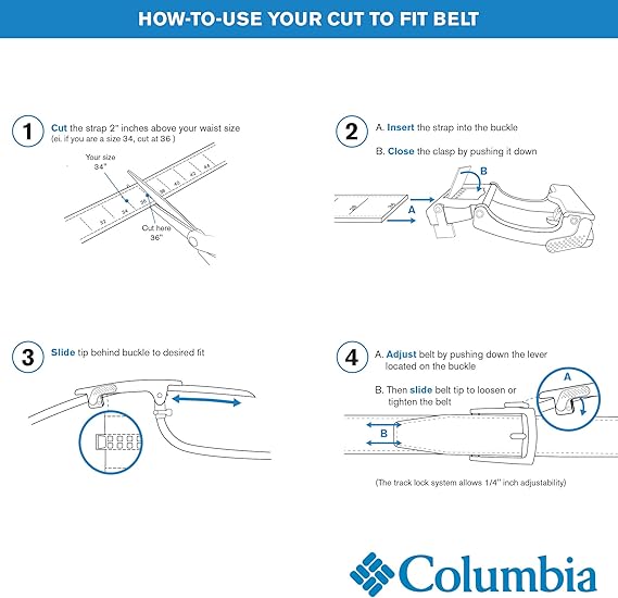 columbia track lock belt