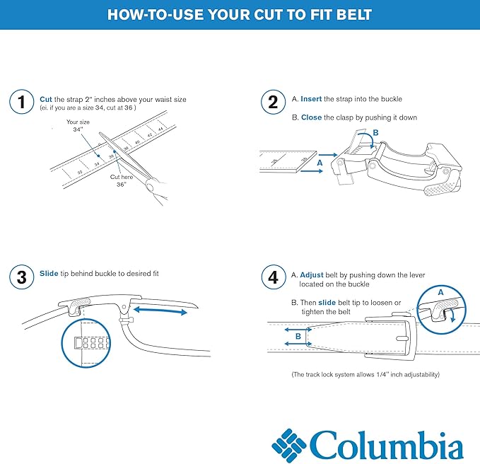 columbia track lock belt
