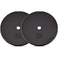 Yes4All Standard 1" Cast Iron Weight Plate - Ideal for Strength Training - Multiple Weight: 5LB to 25LB (Single & Set of 4)