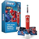Oral-B Kids Electric Toothbrush Featuring Marvel's Spiderman, for Kids 3+