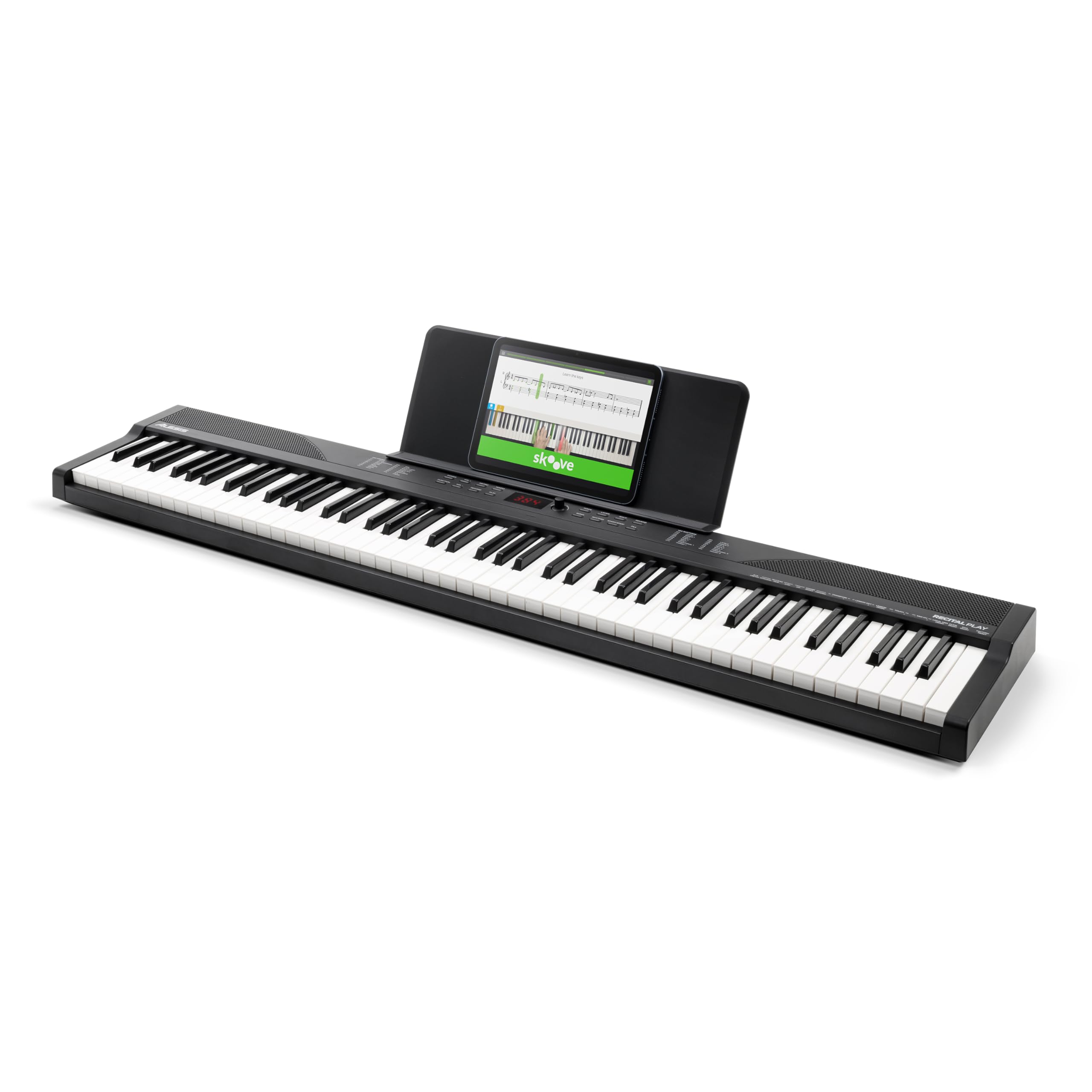 Alesis Keyboard Electric Piano with 88 Keys, 480 Sounds, Speakers, USB MIDI, Carry Case, Stand, Headphones, Pedal and Piano Lessons for Beginners (English Language Not Guaranteed]